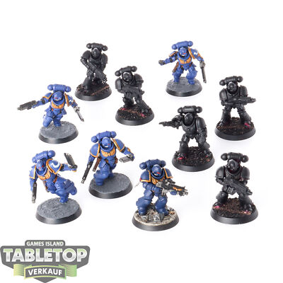 Ultramarines - 10x Intercessors - teilweise bemalt