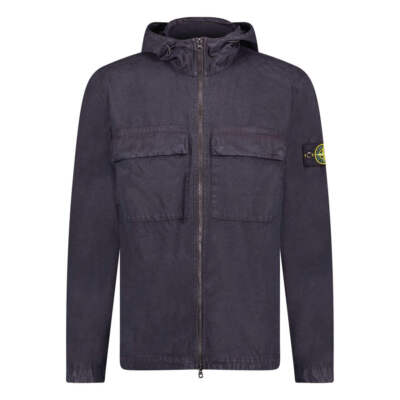 Stone Island Two Pocket Overshirt Black