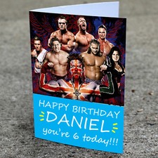 British Wrestling  Birthday Card - Profession...