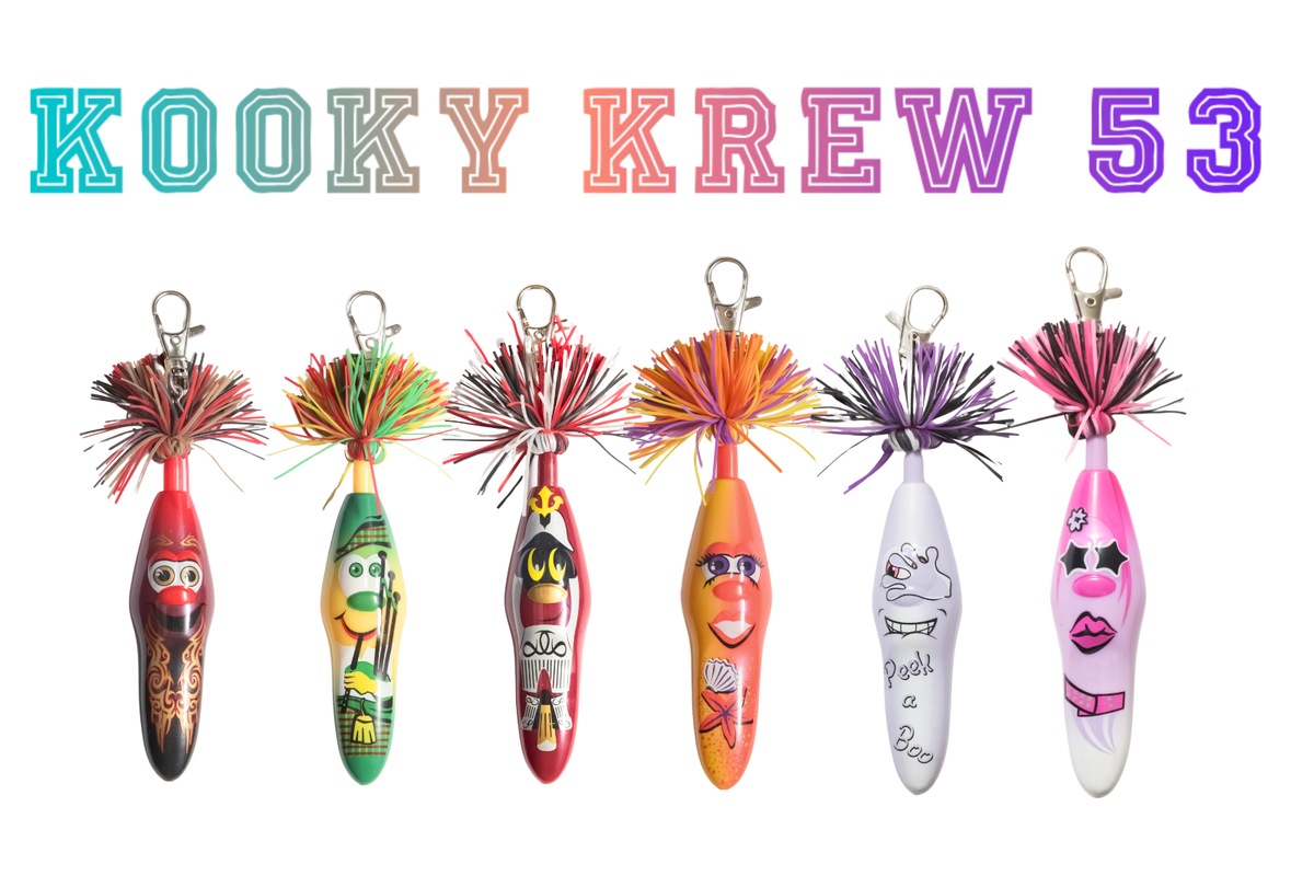 Limited Edition Rare Find Kooky Klicker Krew #53 -6 Character Pens