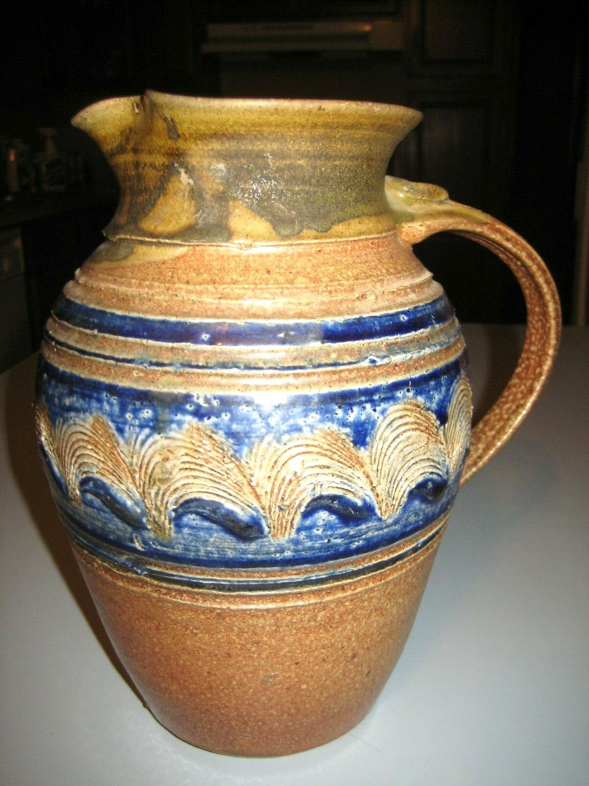 INDIANA POTTER / Solsberry pottery Large Water Pitcher Signed 1980 eBay