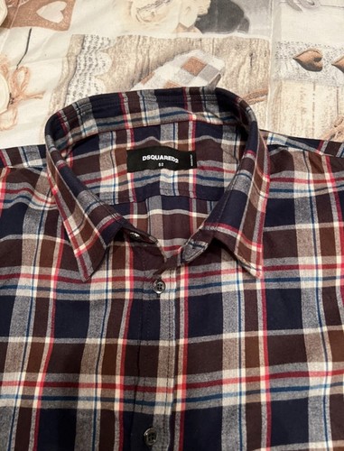 Camicia a quadri uomo Dsquared2 - Foto 12 di 19