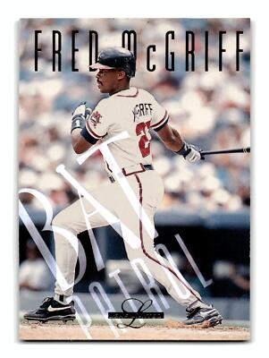 Fred McGriff 1995 Leaf Limited Bat Patrol #22 HOF Atlanta Braves Mint