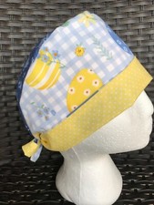 Easter Surgical Cap Nurses Scrub Hat Womens USA Made Cotton ships fast