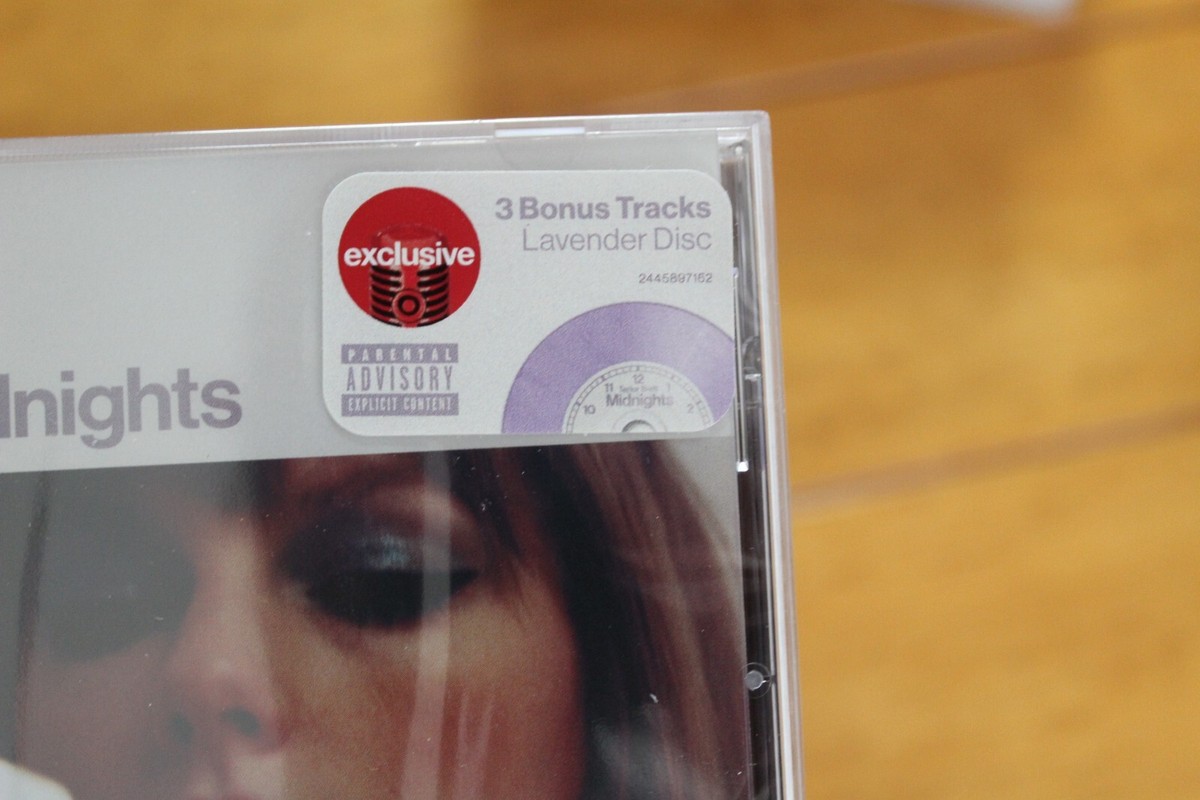 TAYLOR SWIFT MIDNIGHTS [NEW CD] TARGET EXCLUSIVE LAVENDER DISC 3
