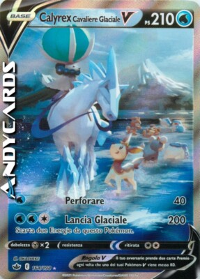 GOOD / CALYREX Ice Knight V 164/198   Full Art   Ice Kingdom SWSH6
