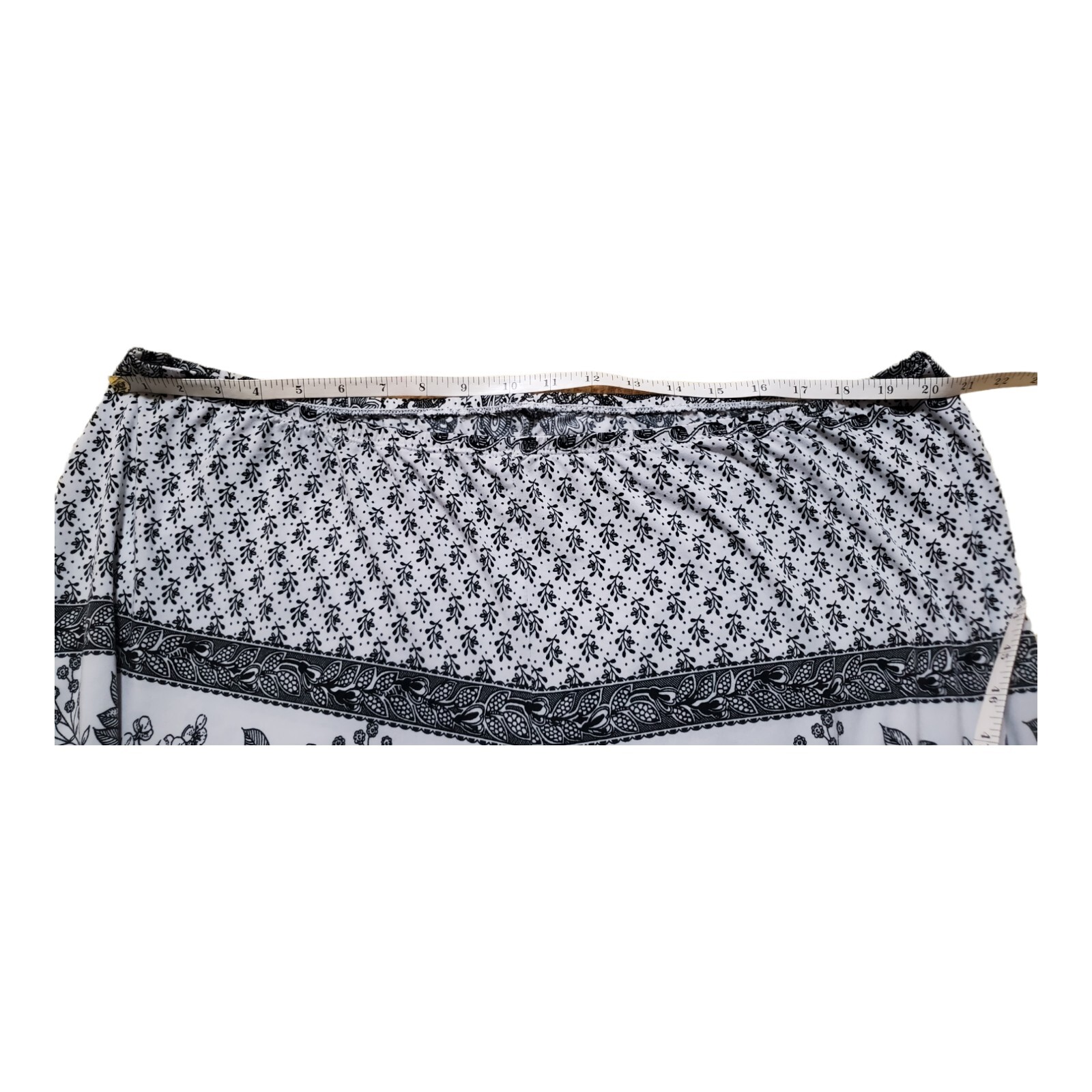 Studio Donatella Womens 2 PC Pajamas Top 1X Pants 2x Black And White Sleeveless 