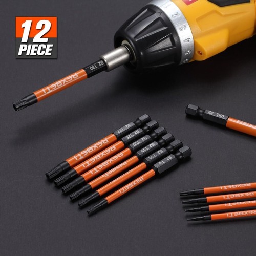 Complete Torx Head Screwdriver Bit Set: 12 Sizes, 3 Inch S2 Steel Construction - Picture 10 of 10