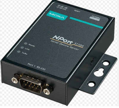 Moxa Nport 5130A-T  Serial Device Server 1 x Ethernet , RS-232 