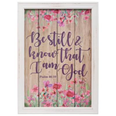 Holz-Wandbild ''God bless our home'' (*NEU*)(*OVP*)