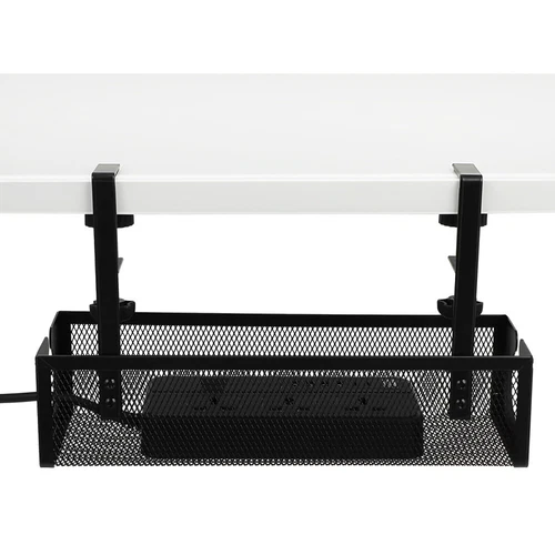  Cable Management Rack Storage under The Table Clamp on Desk Shelf