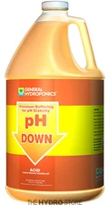 General Hydroponics pH Down 1 Gallon -buffer gh adjuster hydroponic