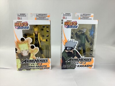 NEW Naruto Shippuden - Anime Heroes: Uzumaki Naruto  & Hatake Kakashi