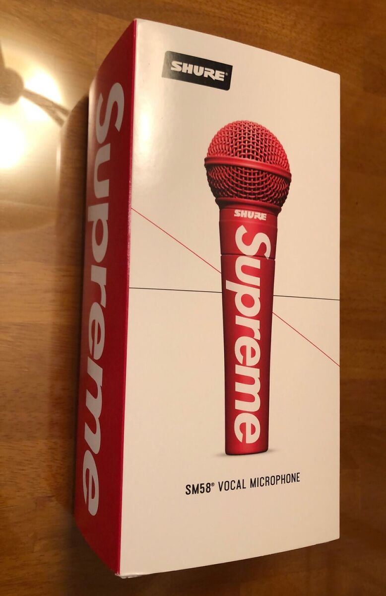 Supreme Shure SM58 Red White Fall Winter 2020 FW2020 | eBay Supreme Shure SM58 Red White Fall Winter 2020 FW2020 | eBay