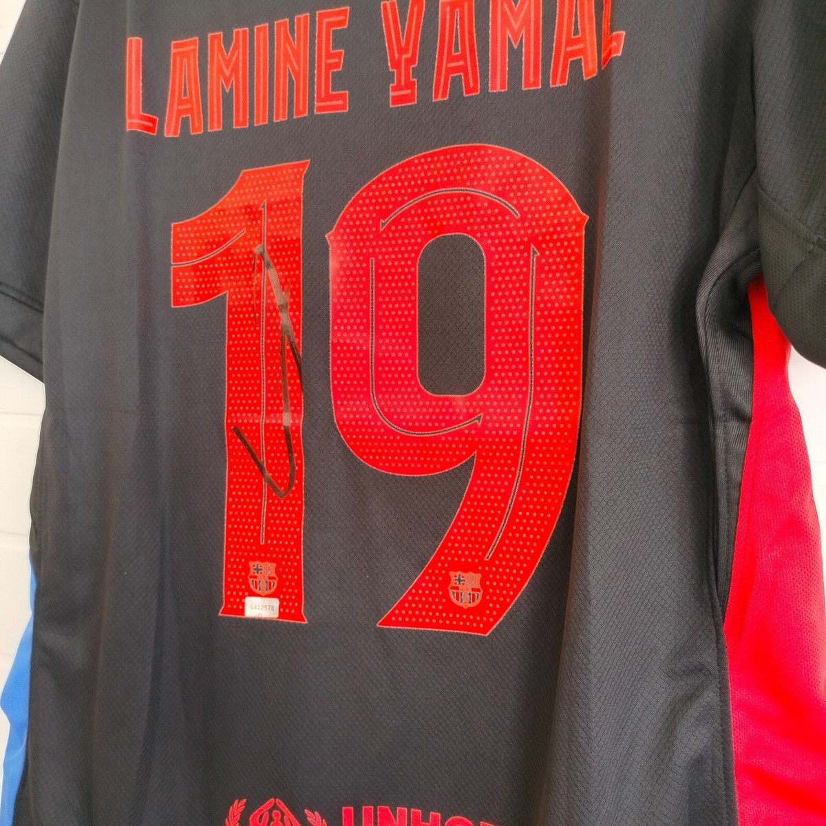 demezigu 　Lamine Yamal 直筆サインユニフォーム ラミン・ヤマル【直筆サイン入り】2024-25 スペイン代表