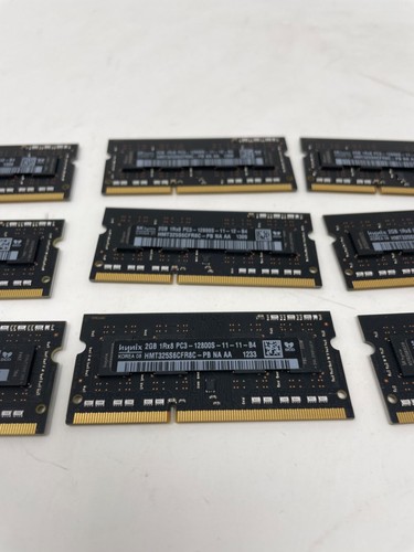 18GB RAM 9x2GB Hynix PC3-12800S Laptop Memory Module HMT325S6BFR8C-PB 2GB 1Rx8 - Picture 3 of 4