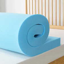 3" Green Tea Cooling Gel Memory Foam Mattress Topper - Queen Size