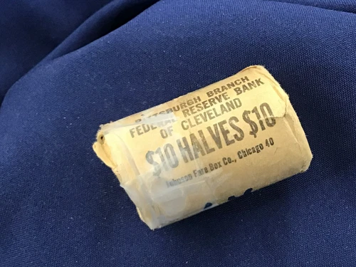 1964 Kennedy Silver Half Dollar OBW Original Roll of 20 Coins Choice BU   E0709