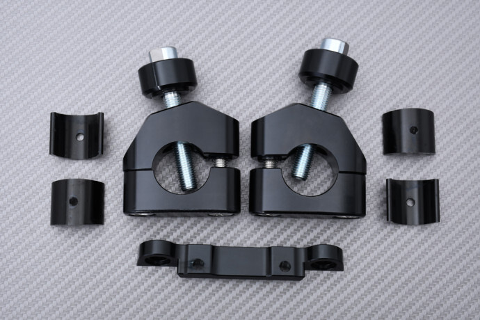 Pontets de guidon 30mm pour soulager le dos sur Yamaha MT07 RM04