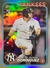 2024 Topps Base Set Series 1#60 Jasson Domínguez Rainbow Foil