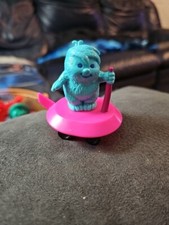 1990 Wendy s Kids Meal Jetsons Space Gliders, Pink Base Blue Figure