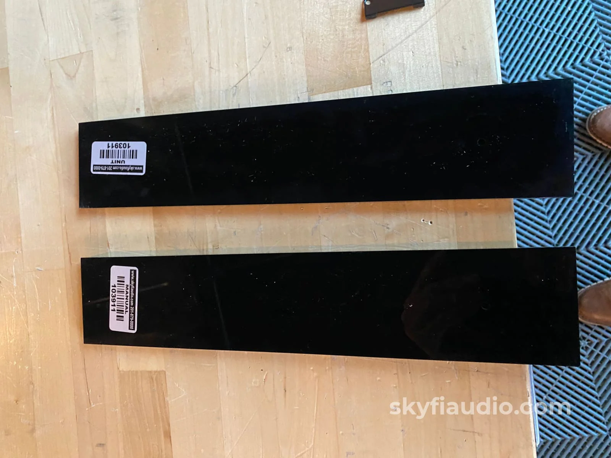 Tandberg Side Panels, Black Acrylic, 3000 Series - 3001, 3002