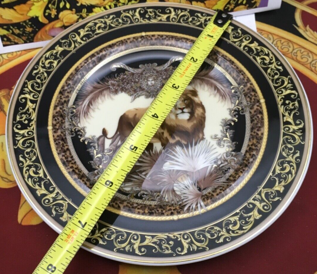 Versace Lion plate Medusa wall Collectible Rosenthal Christmas Gift 7