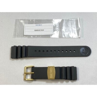 SEIKO Prospex Genuine Watch Band 22mm Black R00E023K0 for