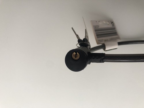 Halfords Heavy Duty Black Bike Lock & 2 Keys New! - Picture 4 of 4