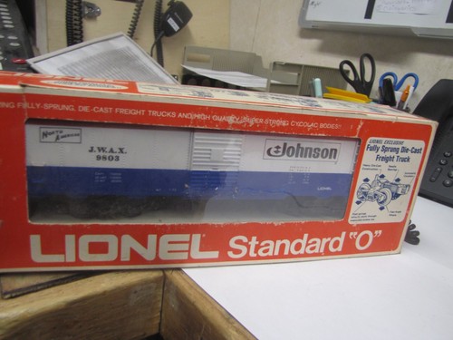 Lionel 6-9803 Standard O Johnson Wax Box Car mit OVP - Bild 9 von 10