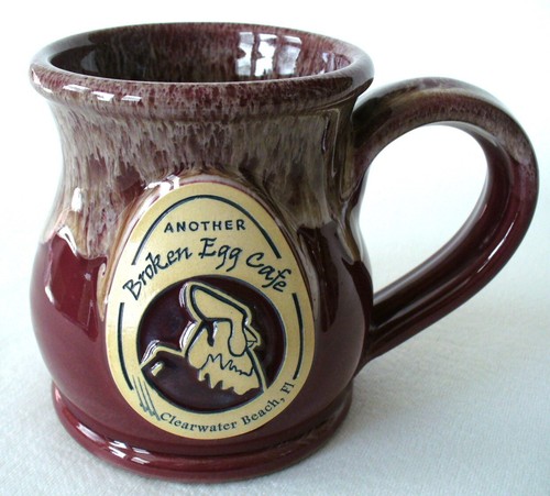 New~2018~DENEEN POTTERY~Another Broken Egg Cafe~12oz~Mug~CLEARWATER BEACH~FL. - Picture 9 of 17