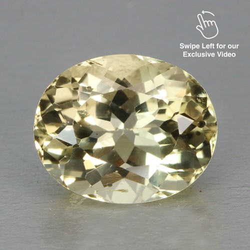5,93 CT glamouröses goldenes gelbes Scopalite-Oval aus Madagaskar - Bild 5 von 8
