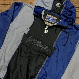 dallas cowboys pullover starter jacket