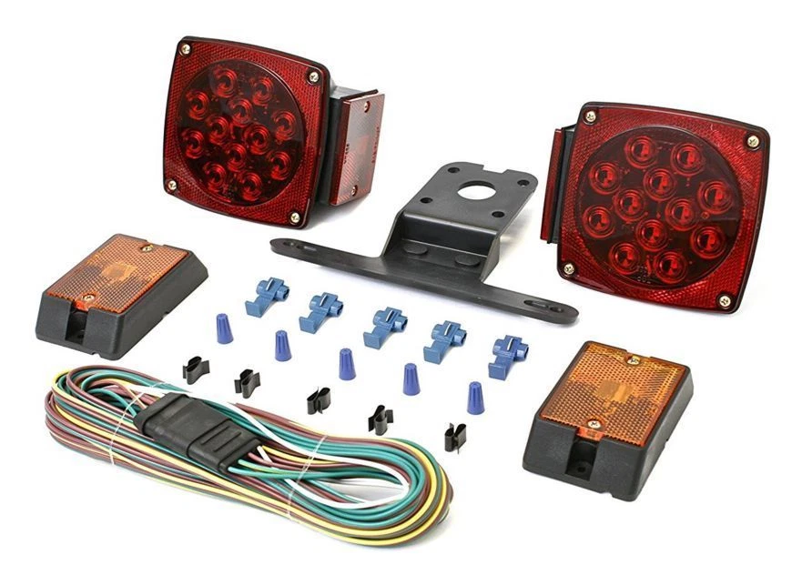 Rear Led Submersible Trailer Tail Lights Kit Boat Marker Truck Waterproof new