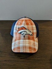 Denver Broncos NFL Team Apparel Orange/White/Blue Hat Adjustable