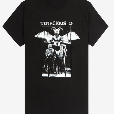 Tenacious D rock band artwork black T-shirt short sleeve All sizes XZ1004