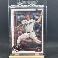 DJ Herz 2025 Topps Series 1 RC #287 Washington Nationals Baseball Card
