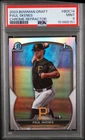 144781698 Paul Skenes 2023 Bowman Draft #BDC-14 Refractor Chrome 1st RC PSA 9