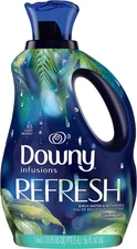 Infusions Laundry Fabric Softener Liquid, Refresh, Birch Water & Botanicals, 56