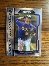 Gavin Williams 2021 Panini Prizm Draft Picks #DS-GW Draft Standouts