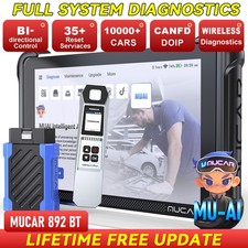 TPMS Program MUCAR 892BT Bidirectional Tool Car Diagnostic Scanner OBD2 Scanner
