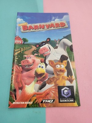 NO GAME- Authentic Manual ONLY! Nintendo GAMECUBE Barnyard