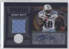2012 Totally Certified Team Panini Signature Materials 1/50 Kenny Britt Auto 1i0