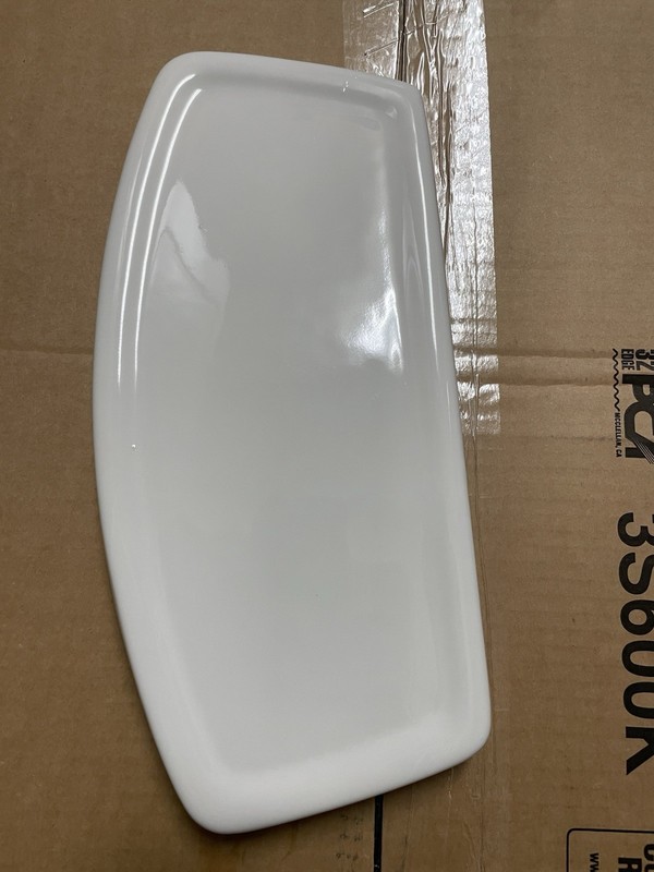 American Standard 735125-400.020 Cadet Compact Cadet3 1 PC Tank Cover WHT White