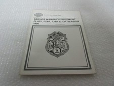 1990 Harley Davidson Police Models Service Manual Supplement 99483-90SP