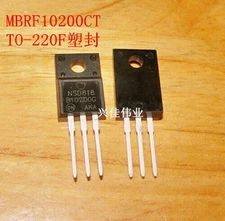 20PCs NEW MBRF10200CT B10200G TO-220F 10A200V #A6-41