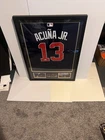 Ronald Acuna Jr. Autographed Framed MLB Jersey Atlanta Braves Beckett BAS