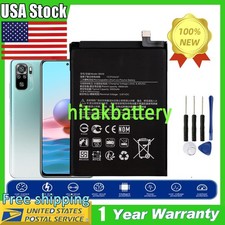 Battery for Xiaomi Redmi Note 10S, Redmi Note 10 4G BN59 1ICP5/64/87 5000mAh USA