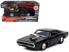 Jada 32215 132 Doms 1970 Dodge Charger 500 Black Fast Furious 9