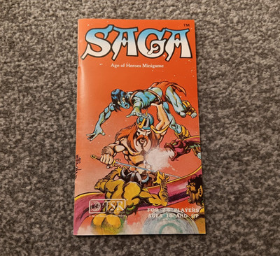 SAGA Age of Heroes Minigame - TSR - Englisch - Guter Zustand - Original